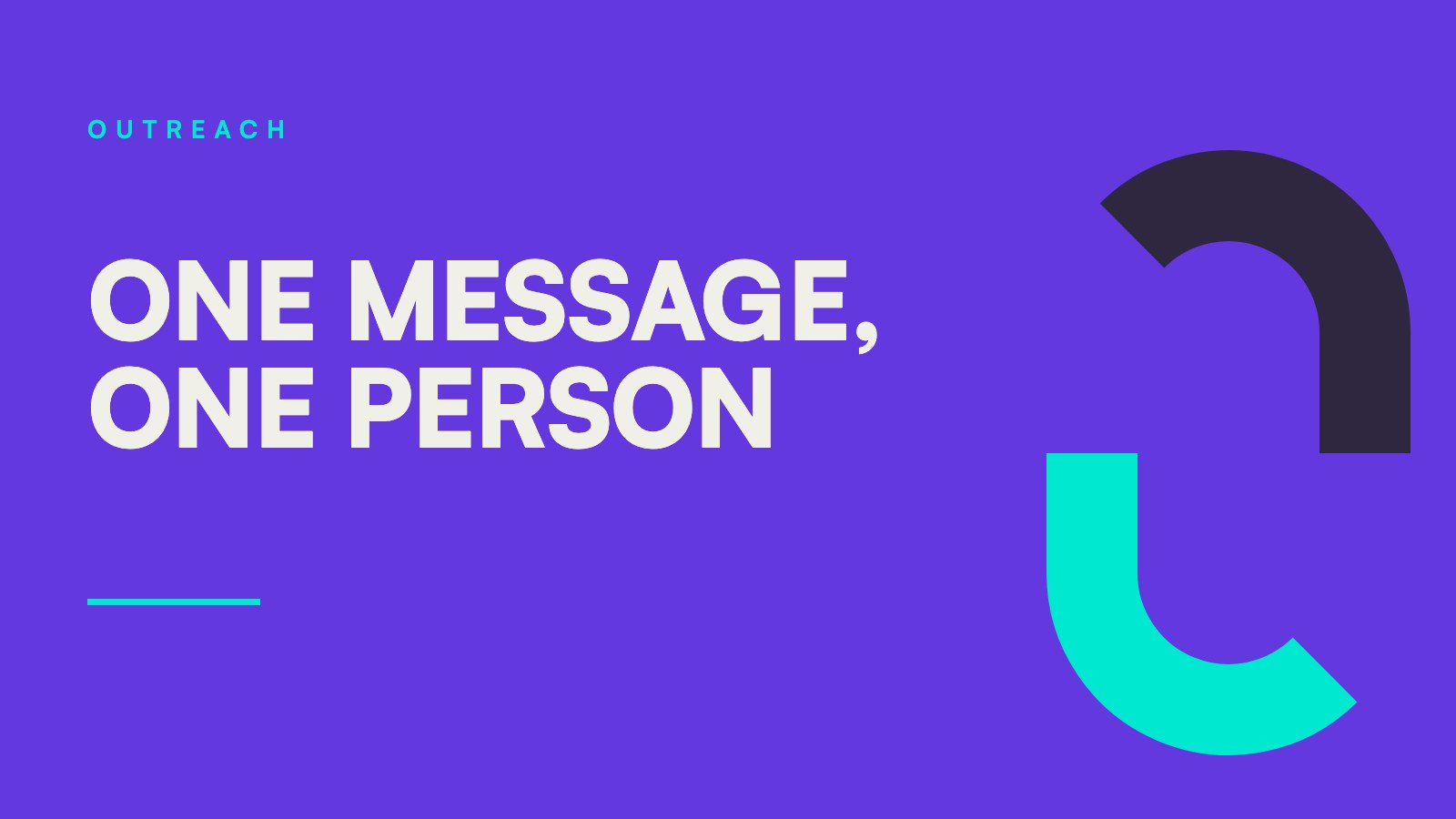 Personalized LinkedIn outreach: one message, one person